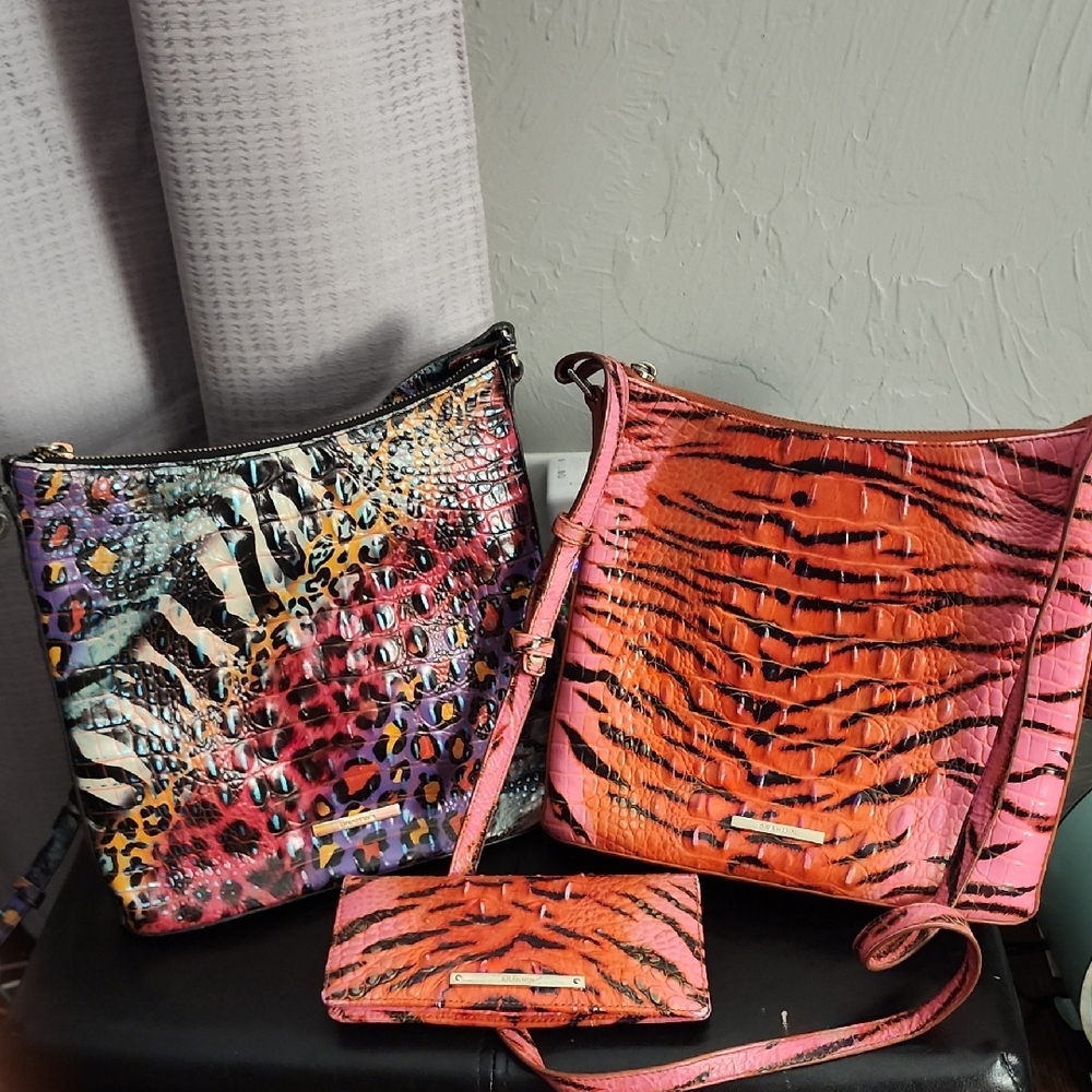 Colorful Animal Print Women Bags Set